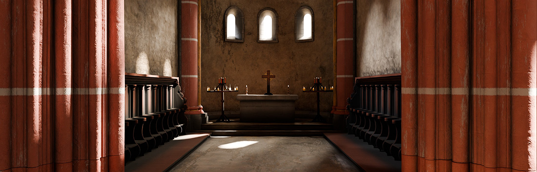 Multimedia-Installation Kloster Mildenfurth